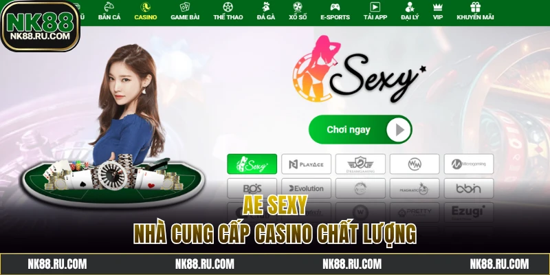 Sảnh Casino AE Sexy ăn khách tại nền tảng